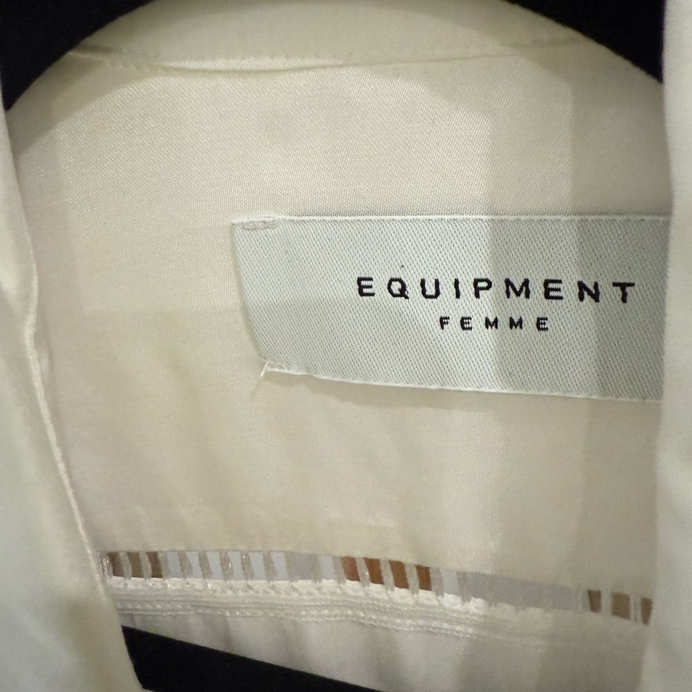 Equipment Cream Blouse